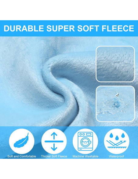 Cama de avión portátil COZYBONDER para niños - Azul, 80x45 cm