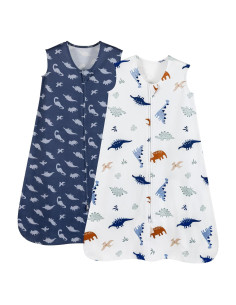 Saco de Dormir para Bebés PHF Algodón Orgánico 6-12 Meses Dinosaurio