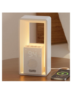 Reloj Despertador de Amanecer Bokefo A45-W con Luz y Sonidos