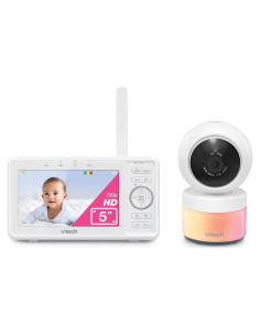 Monitor de Bebé VTech VM5263 Video y Audio 5" HD Blanco