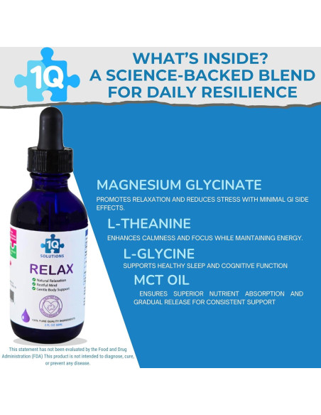 1Q Relax Gotas Calmantes Líquidas para Niños 59 ml