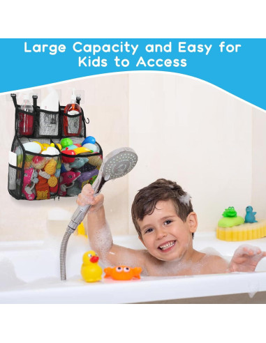 Organizador de Juguetes de Baño DOCMON 2 Capas Secado Rápido