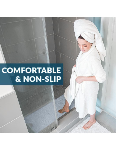 Alfombrilla de baño ComfiLife Onda 101.6x40.6 cm Antideslizante