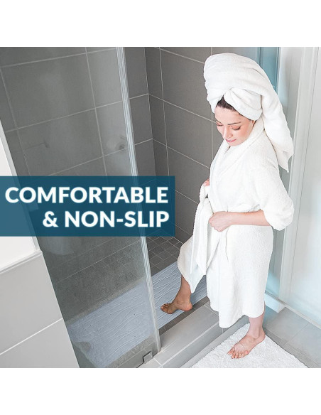 Alfombrilla de baño ComfiLife Onda 101.6x40.6 cm Antideslizante