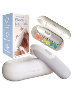 Lima de Uñas Eléctrica Jool Baby con Luz y 3 Cabezaes