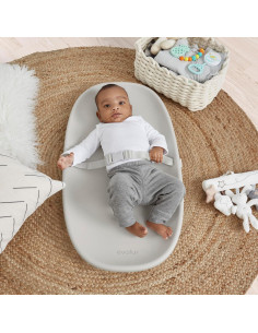 Almohadilla para Cambiar Bebés Evolur Eva Gris Claro 76x40 cm 2