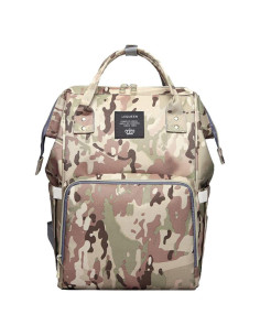 Mochila de Pañales Camo Unisex Nylon Impermeable 25L