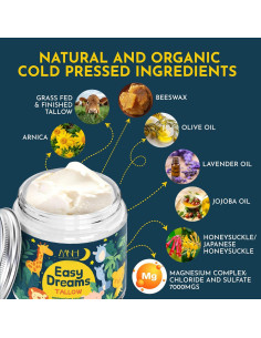 Loción de Magnesio Orgánica para Niños Easy Dreams 226g 2