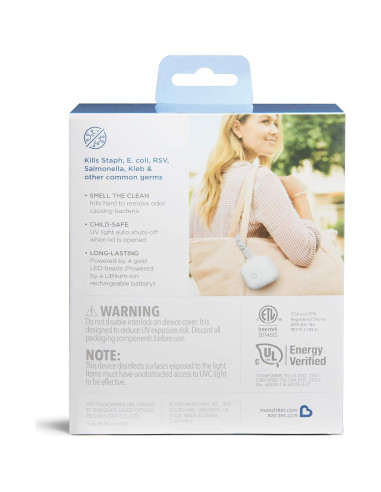 Esterilizador UV Portátil Munchkin Mini Plus Batería Recargable