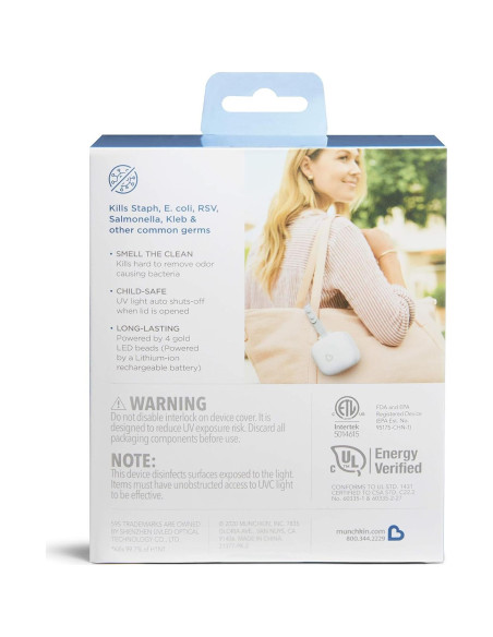 Esterilizador UV Portátil Munchkin Mini Plus Batería Recargable
