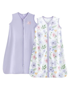 Saco de Sueño TILLYOU 6-12 Meses 0.5 TOG Algodón Ligero