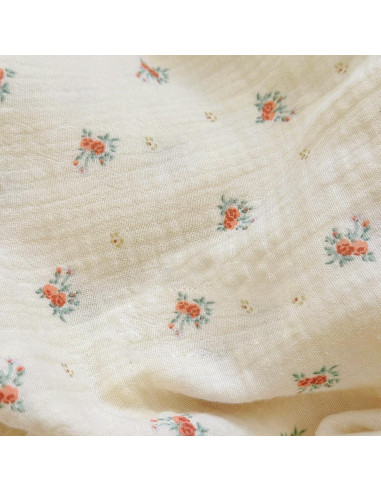 Manta de Muselina para Bebés BuLuTu 100% Algodón 120x130 cm