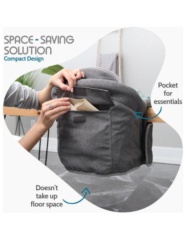 Silla Alta de Gancho para Bebé TB560 - Portátil y Compacta