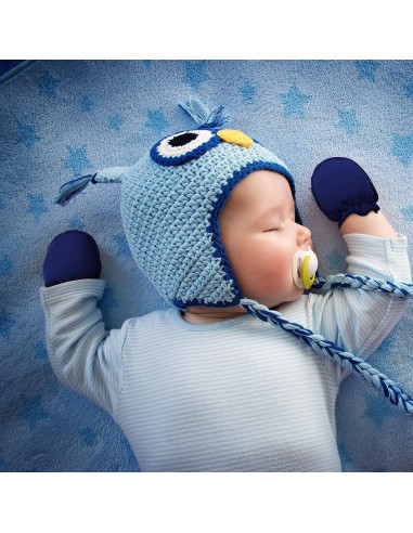 9 Pares de Manoplas para Bebés Algodón 0-6 Meses Sin Rasguños