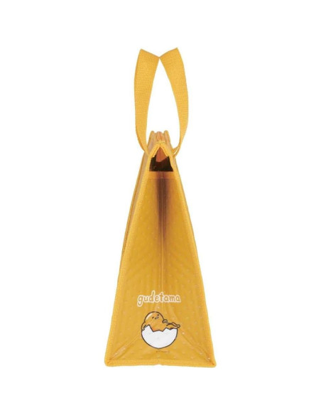 Bolsa Térmica Aislada Skater Gudetama Amarilla 26.5x27.5cm