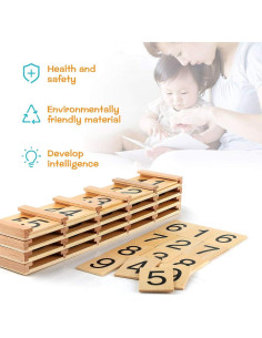 Material Educativo Montessori Tablero de Diez y Teen Yanhan 2