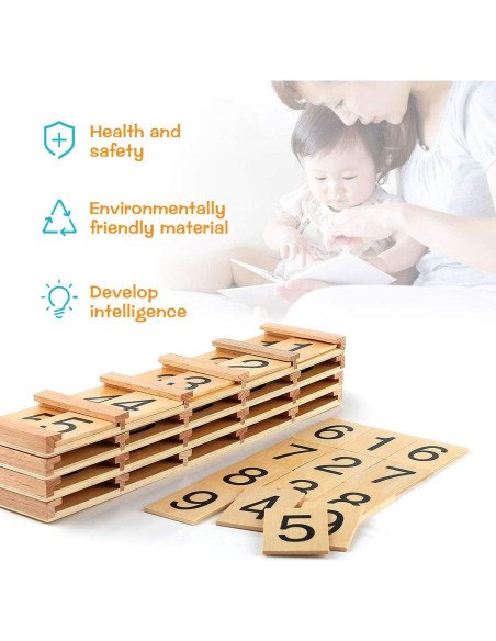 Material Educativo Montessori Tablero de Diez y Teen Yanhan