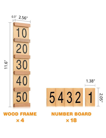 Material Educativo Montessori Tablero de Diez y Teen Yanhan