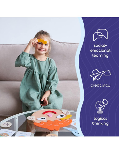 Juego de Emociones para Niños La-la-llama - 39 Piezas