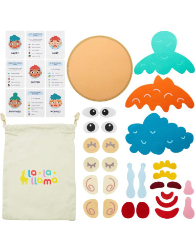 Juego de Emociones para Niños La-la-llama - 39 Piezas