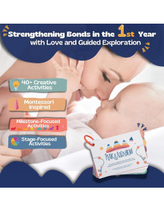 Tarjetas Montessori para Bebés 0-12 Meses - 40+ Actividades 2