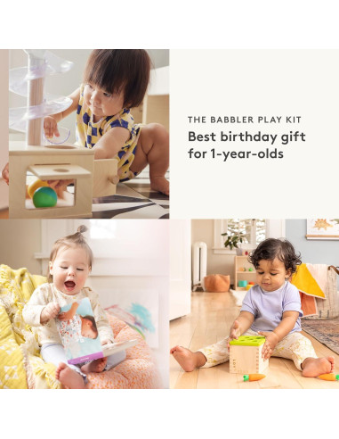 Kit de Juego Babbler Lovevery con Libro Bonificado para 1 Año