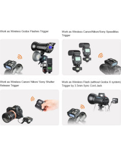 Disparador de Flash Inalámbrico Godox X2T-N TTL para Nikon 2