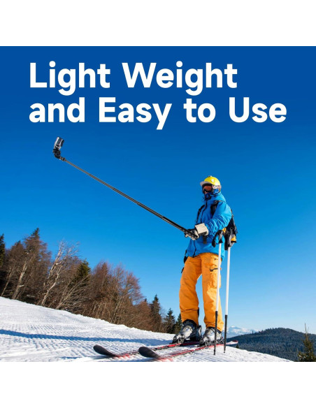 Palo de Selfie SHOOT 115cm Extensión Invisible para Gopro e Insta360