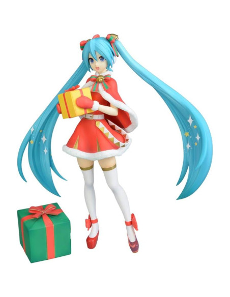 Figura de acción Sega Hatsune Miku Navidad 2019 22.86 cm Figura de acción Sega Hatsune Miku Navidad 2019 22.86 cm