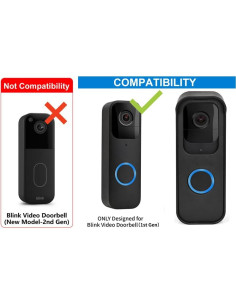 Soporte Adhesivo para Timbrera Blink Video Doorbell - Negro 2