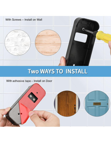 Soporte Adhesivo para Timbrera Blink Video Doorbell - Negro