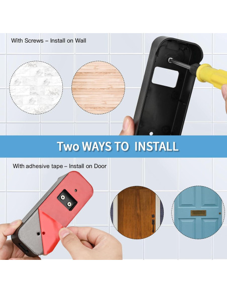 Soporte Adhesivo para Timbrera Blink Video Doorbell - Negro