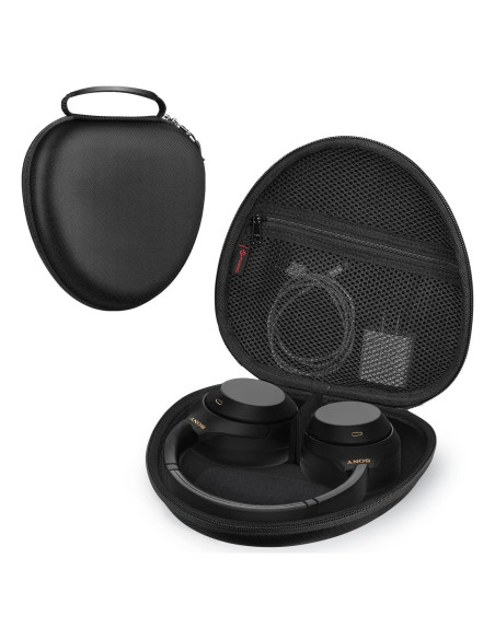 Funda Dura Fintie para Auriculares Sony WH-CH520/WH-1000XM4 Negra Funda Dura Fintie para Auriculares Sony WH-CH520/WH-1000XM4 Negra
