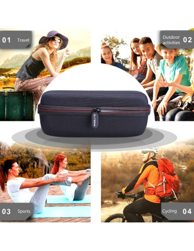 Funda LTGEM Azul para Altavoz Flip 4 y Sonos Roam Impermeable