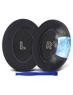 Almohadillas de Gel de Enfriamiento SOULWIT para Auriculares Bose QC Ultra - Negro
