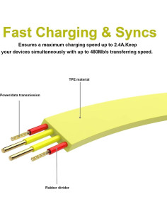 Adaptador de Carga Rápida Sqrmekoko para Altavoces UE Boom 1.22m 2