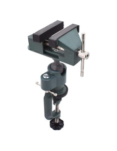 Vise de Banco Universal Findmall 8 cm Aluminio Giratorio 360