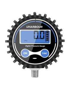 Manómetro Digital de Presión de Aire Uharbour 5-200 PSI