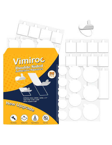 Masilla Adhesiva de Museo Vimiroo 96 Puntos Doble Cara Transparente