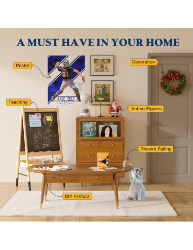 Masilla Adhesiva de Museo Vimiroo 96 Puntos Doble Cara Transparente