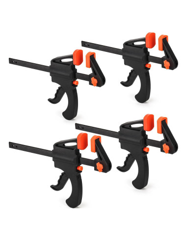 Abrazaderas de barra SOUJOY 15.24 cm, juego de 4, 68 kg