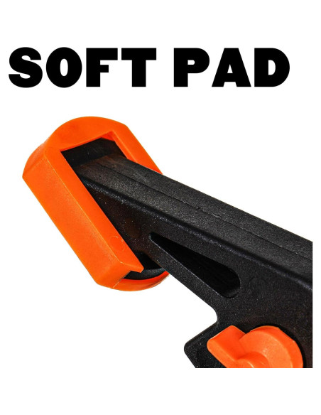 Abrazaderas de barra SOUJOY 15.24 cm, juego de 4, 68 kg