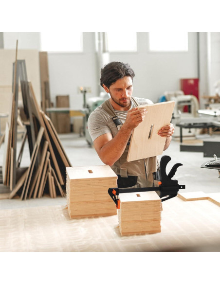 Abrazaderas de barra SOUJOY 15.24 cm, juego de 4, 68 kg