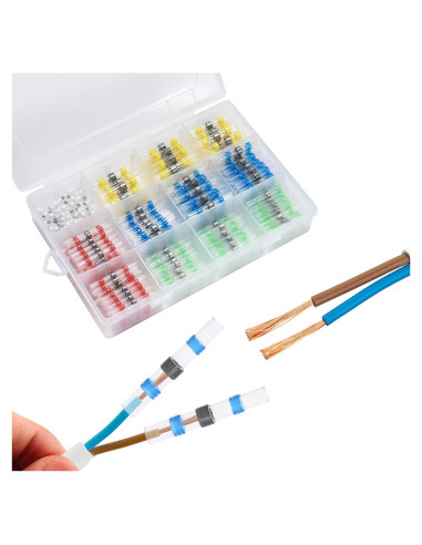 Kit de Conectores de Cable Bolt Dropper - 350 Piezas Multicolor
