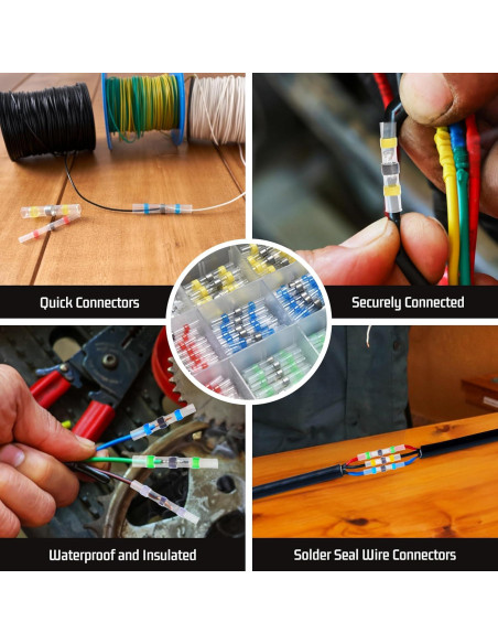 Kit de Conectores de Cable Bolt Dropper - 350 Piezas Multicolor