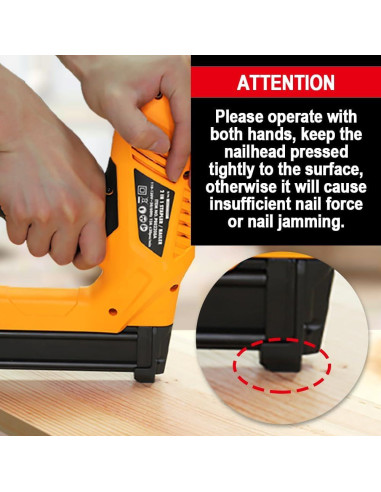 Clavadora Eléctrica 2 en 1 Hoteche P802208A 12A 2000 Piezas