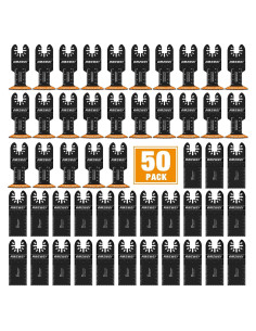 50 Cuchillas Oscilantes HCS AMZWEI para Madera y Plástico