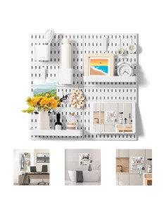 Kit Organizador de Pared VUSIGN 4 Piezas 56x56 cm Blanco