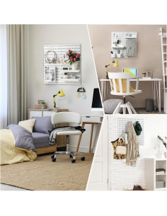 Kit Organizador de Pared VUSIGN 4 Piezas 56x56 cm Blanco 2