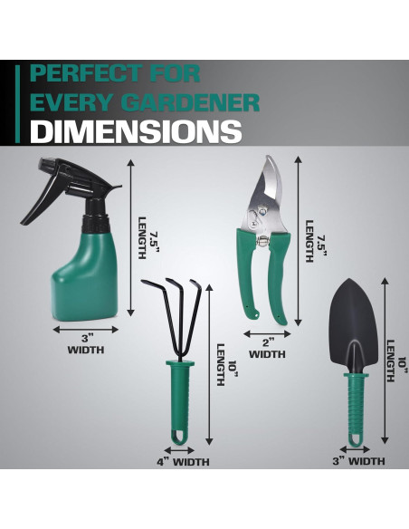 Juego de Herramientas de Jardín 2wayz - 5 Piezas Duraderas